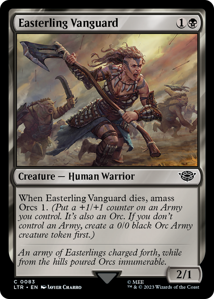 Easterling Vanguard (LTR-083) (Foil)
