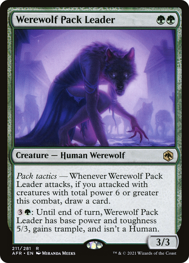 Werewolf Pack Leader (AFR-211) (Foil)