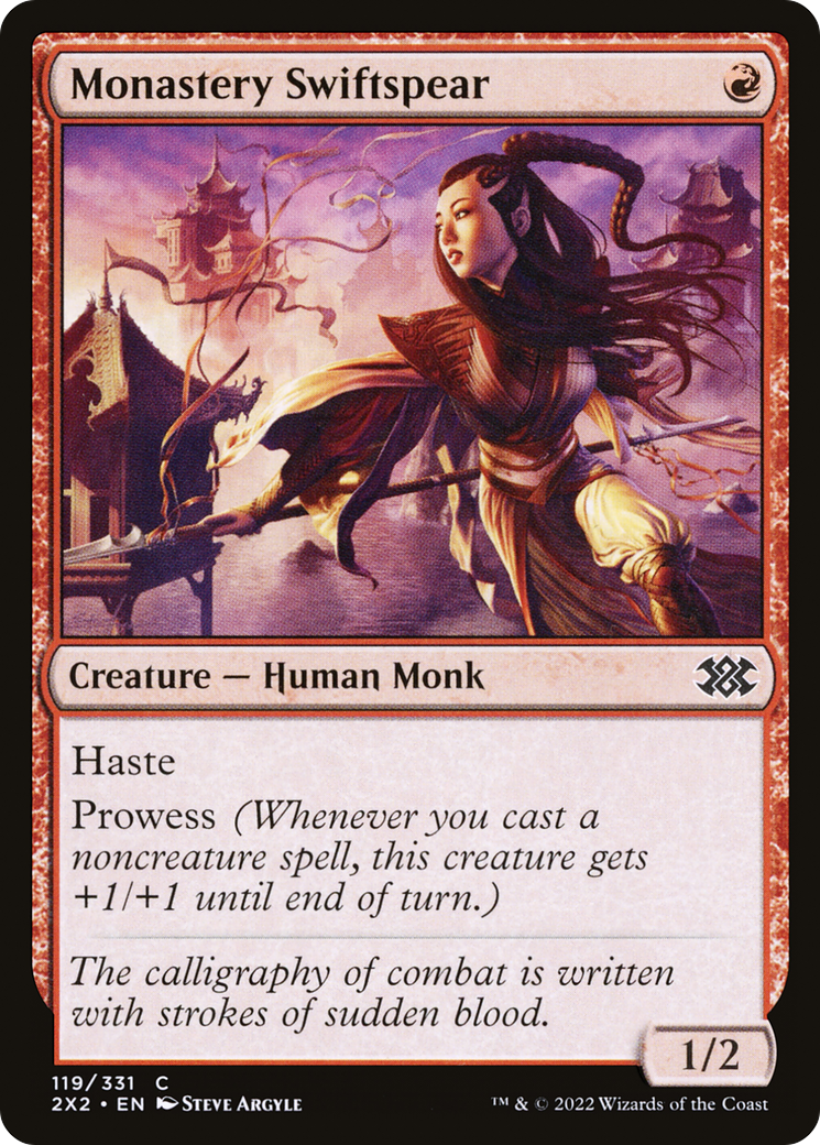 Monastery Swiftspear (2X2-119)