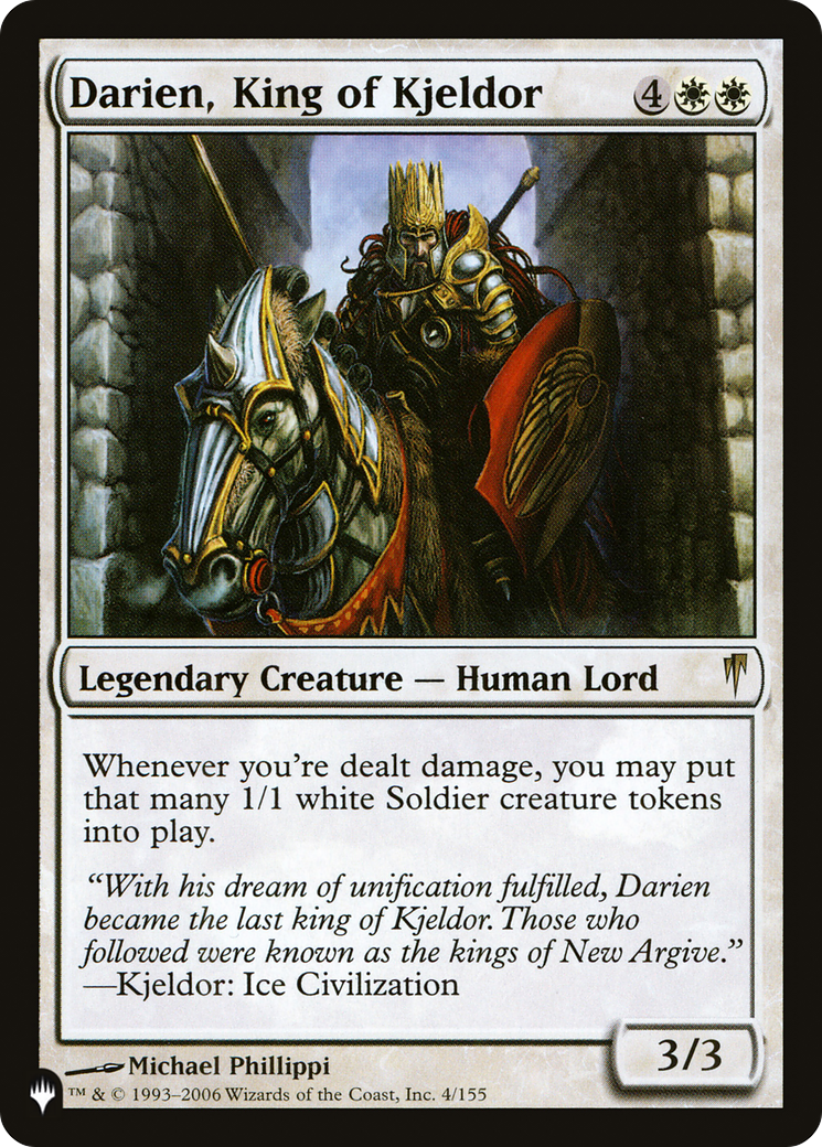 Darien, King of Kjeldor (LIST-CSP-4)