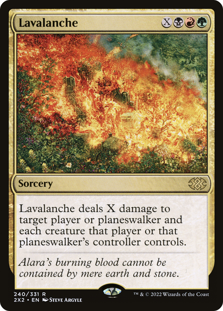 Lavalanche (2X2-240) (Foil)