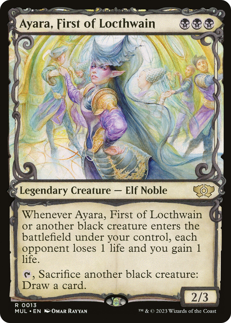Ayara, First of Locthwain (MUL-013) (Showcase) (Foil)