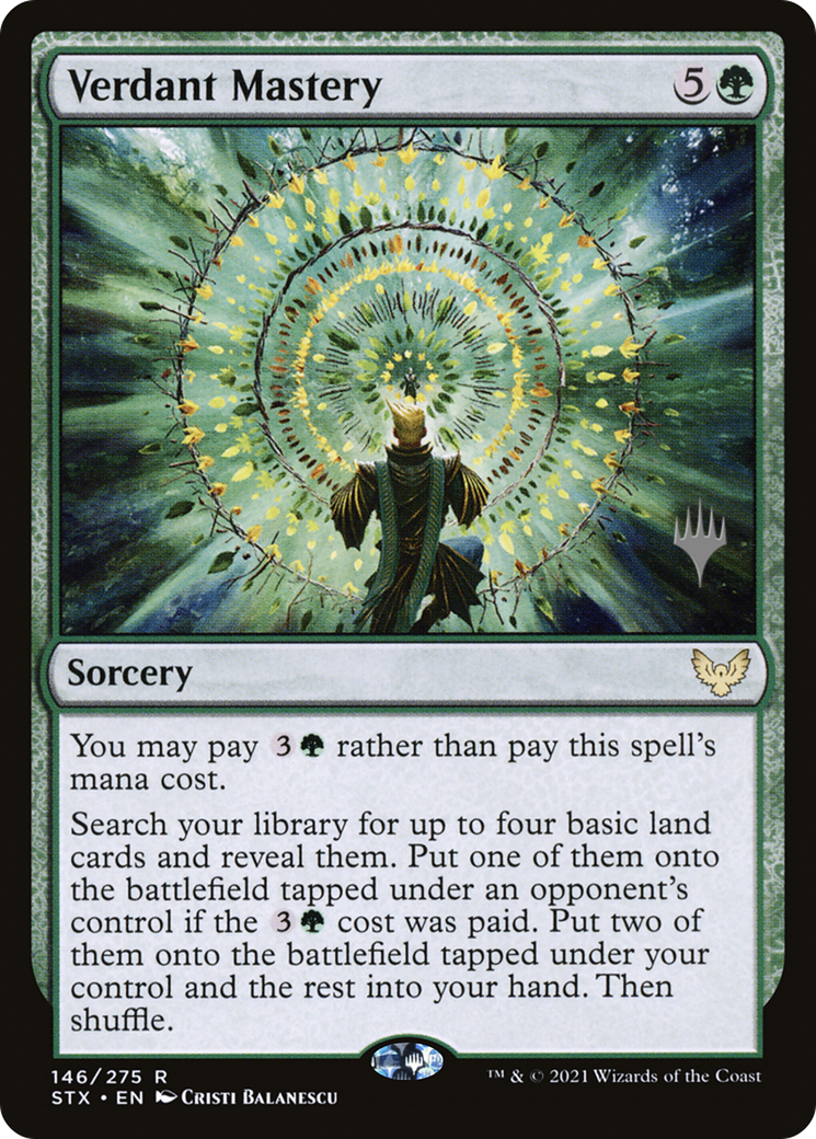 Verdant Mastery (PPSTX-146P) (Foil)