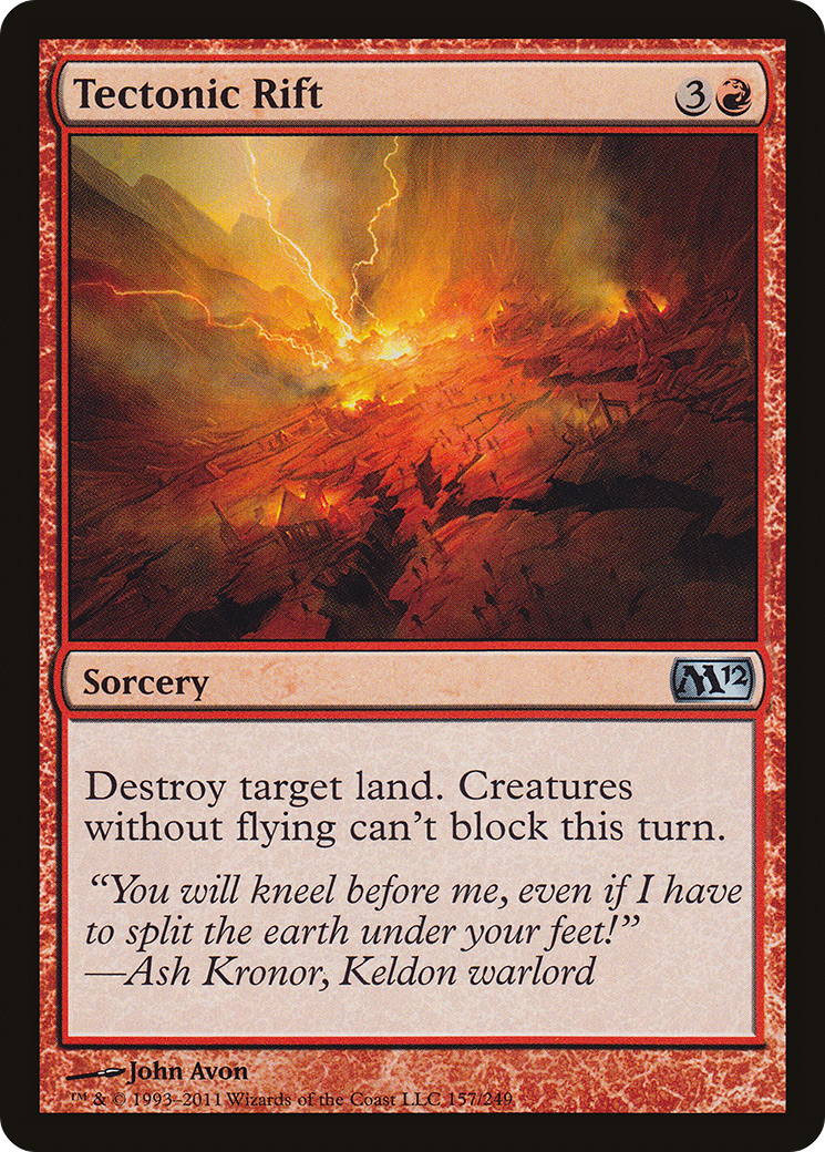 Tectonic Rift (M12-157) (Foil)