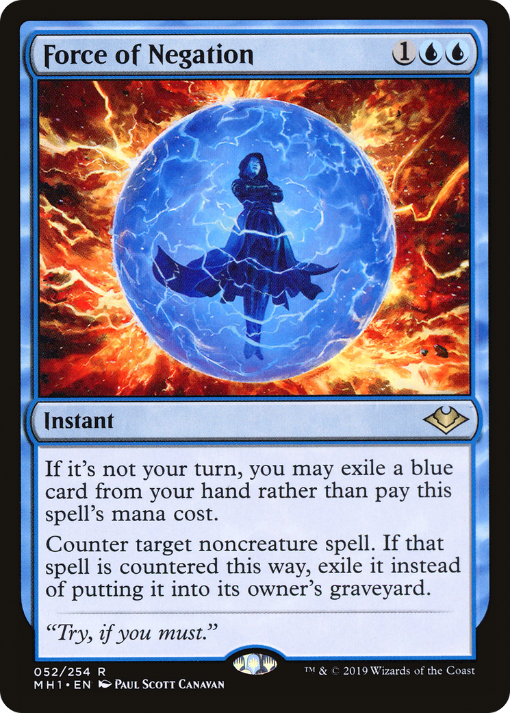 Force of Negation (MH1-052) (Foil)