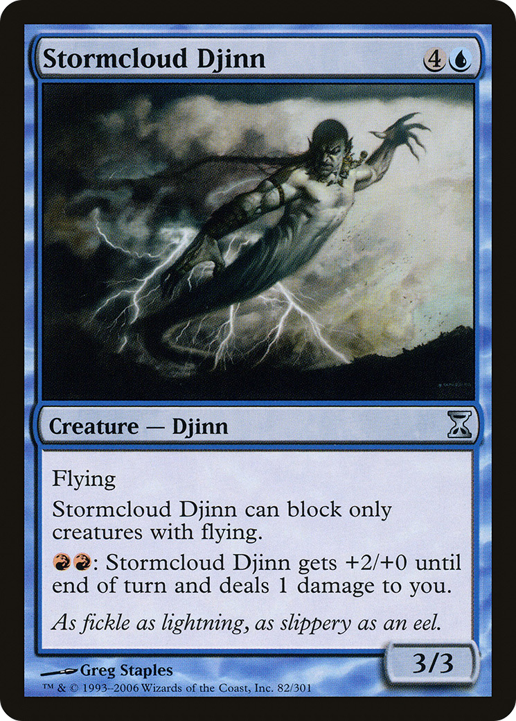 Stormcloud Djinn (TSP-082) (Foil)