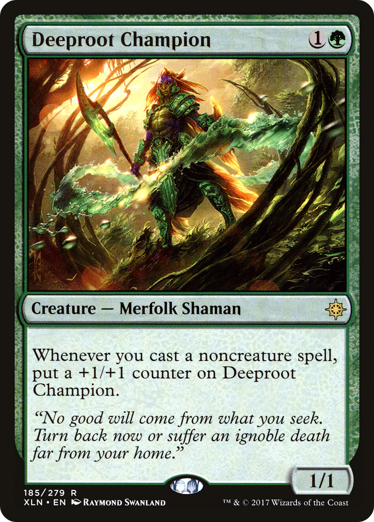 Deeproot Champion (XLN-185) (Foil)