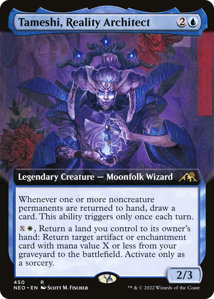 Tameshi, Reality Architect (NEO-450) (Extended Art) (Foil)