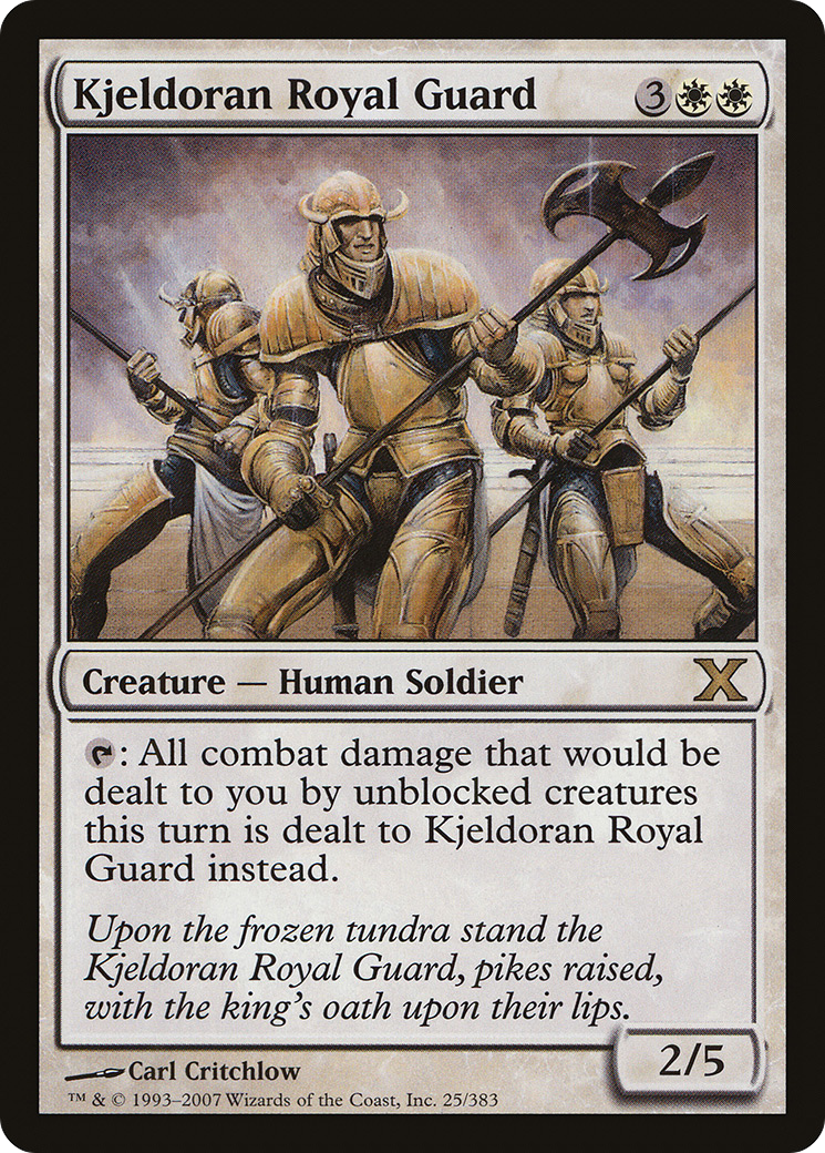 Kjeldoran Royal Guard (10E-025) (Foil)