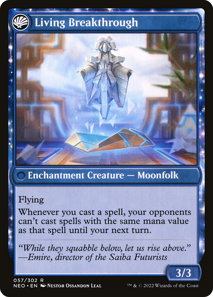 Inventive Iteration // Living Breakthrough (NEO-057) (Foil)