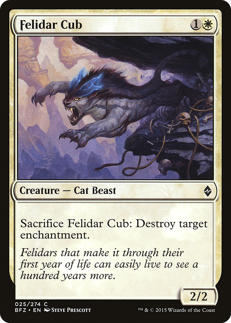 Felidar Cub (BFZ-025) (Foil)