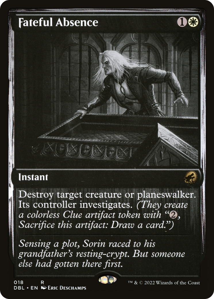 Fateful Absence (DBL-018) (Foil)