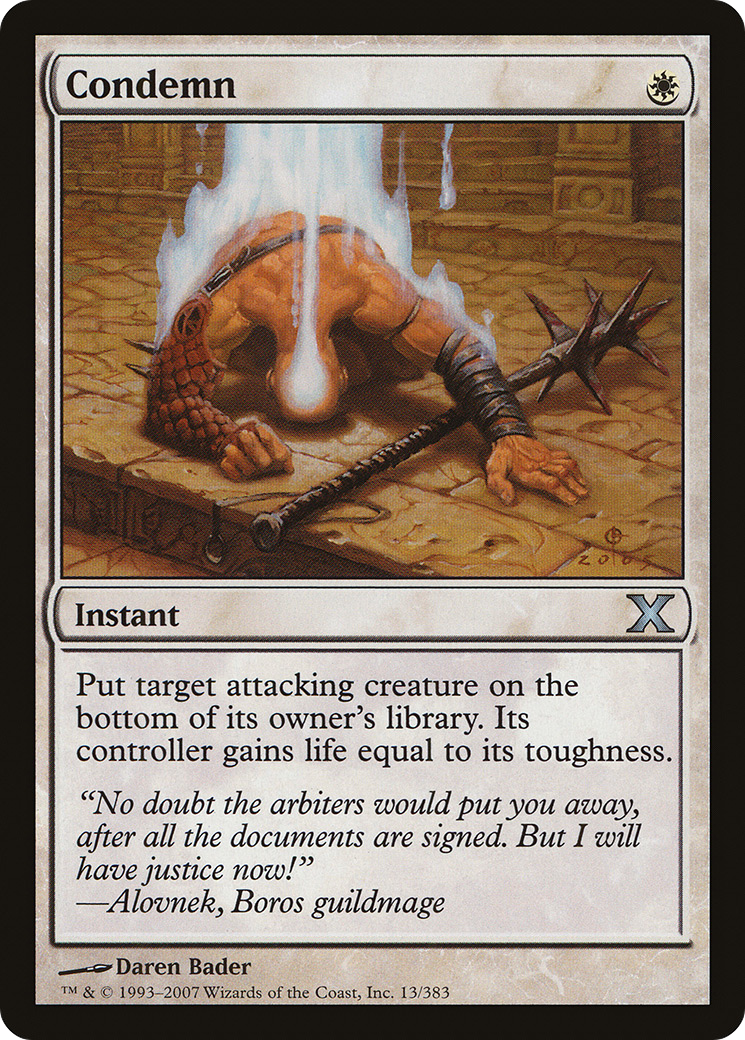 Condemn (10E-013) (Foil)