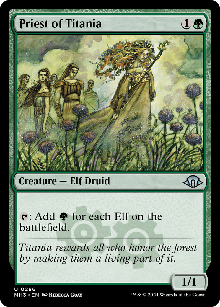 Priest of Titania (MH3-286) (Foil)