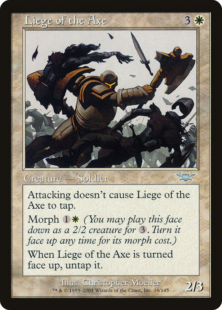 Liege of the Axe (LGN-016) (Foil)