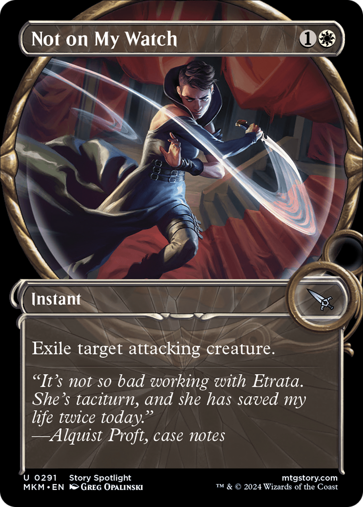 Not on My Watch (MKM-291) (Showcase) (Foil)