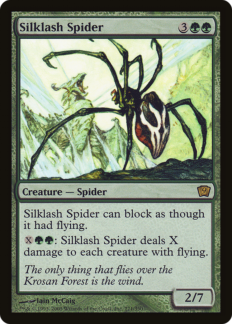 Silklash Spider (9ED-★) (Foil)