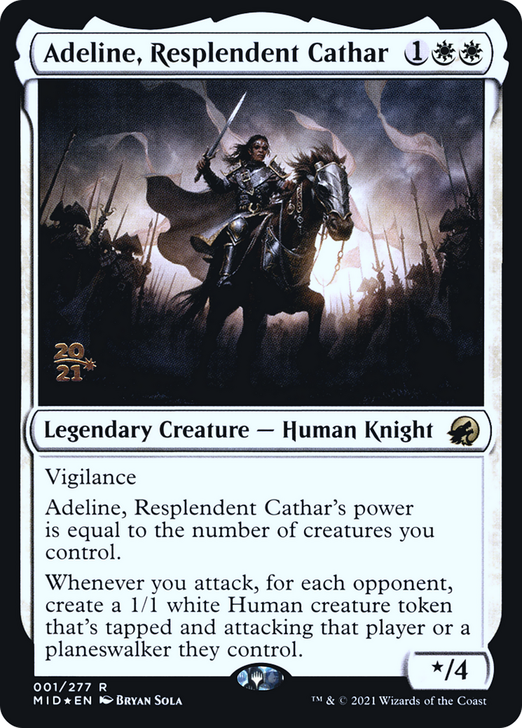 Adeline, Resplendent Cathar (PRE-01S) (Foil)