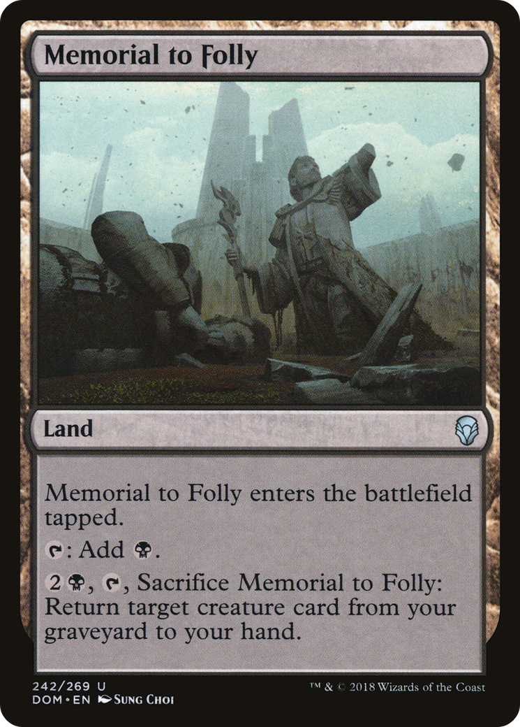 Memorial to Folly (DOM-242) (Foil)