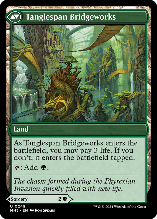 Bridgeworks Battle // Tanglespan Bridgeworks (MH3-249) (Foil)
