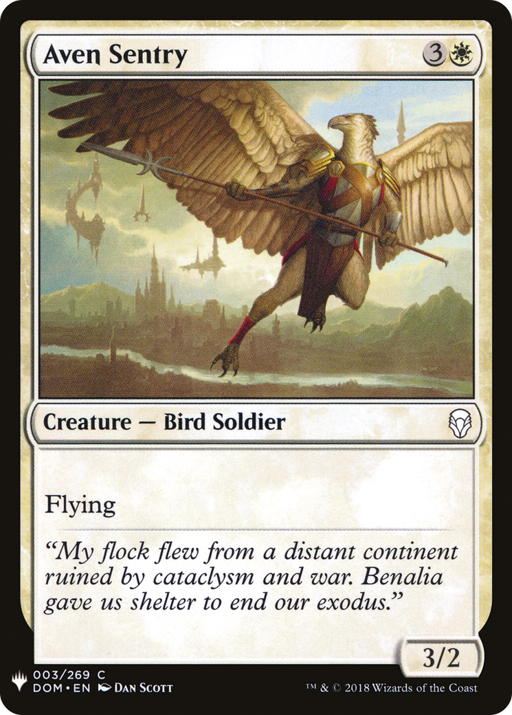 Aven Sentry (LIST-DOM-3)