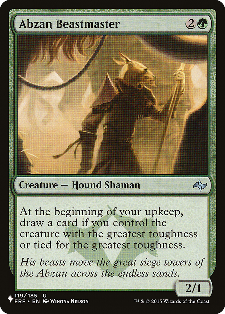 Abzan Beastmaster (LIST-FRF-119)