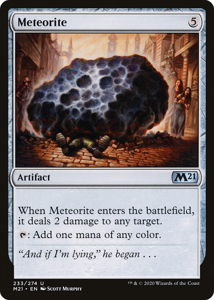 Meteorite (M21-233) (Foil)