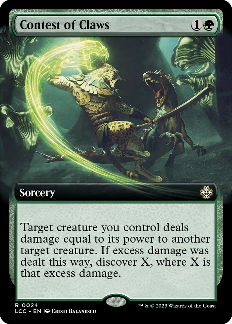 Contest of Claws (LCC-024) (Extended Art) (Foil)