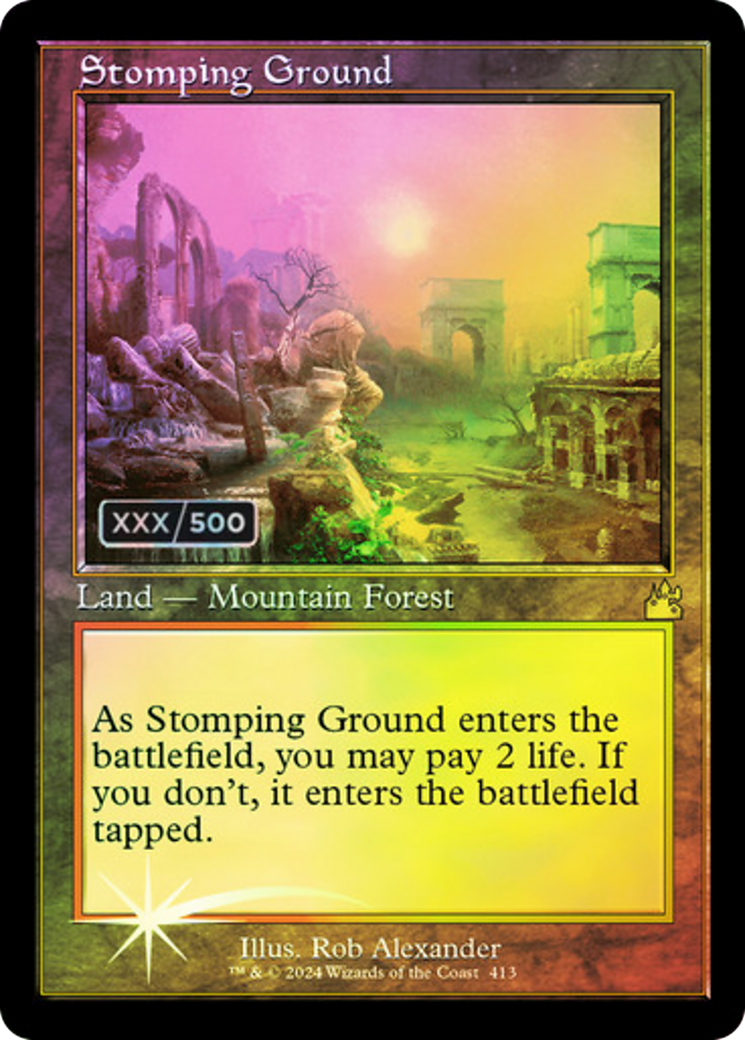Stomping Ground (RVR-413Z) (Foil) (Serialized)