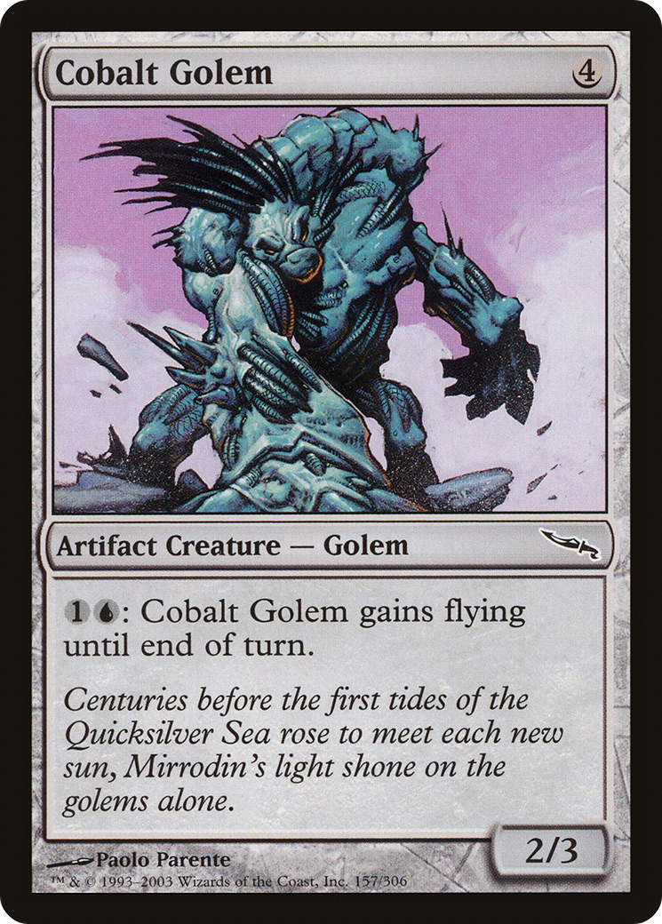 Cobalt Golem (MRD-157) (Foil)