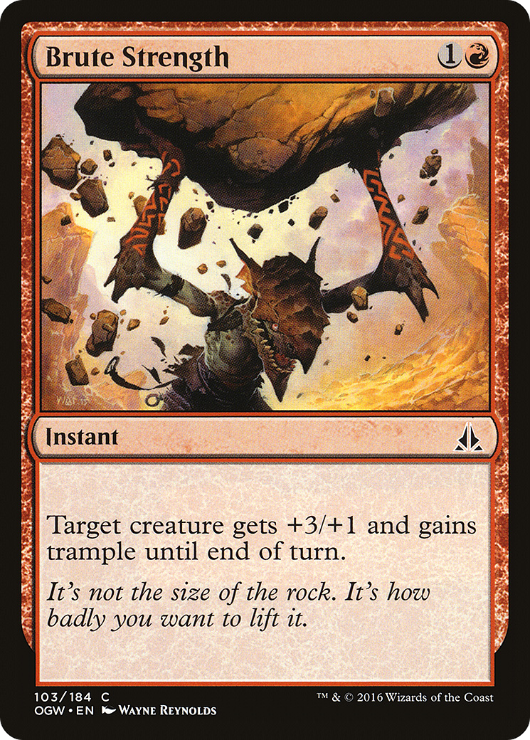 Brute Strength (OGW-103) (Foil)