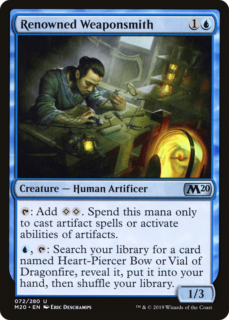 Renowned Weaponsmith (M20-072) (Foil)