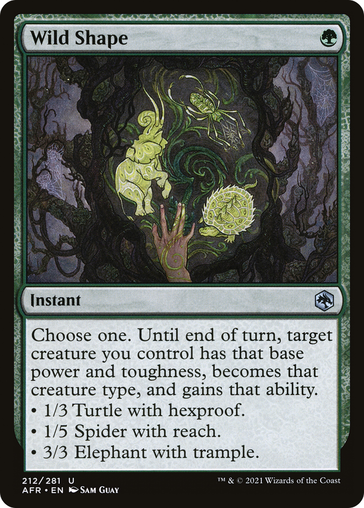Wild Shape (AFR-212) (Foil)