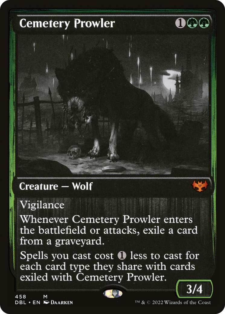 Cemetery Prowler (DBL-458) (Foil)