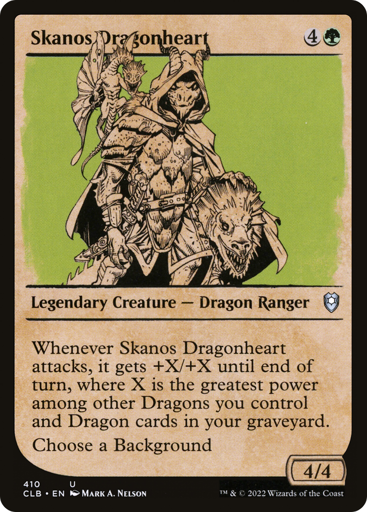 Skanos Dragonheart (CLB-410) (Showcase) (Foil)