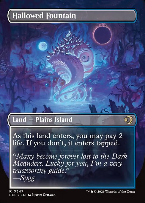 Hallowed Fountain (Borderless) (ECL-347)