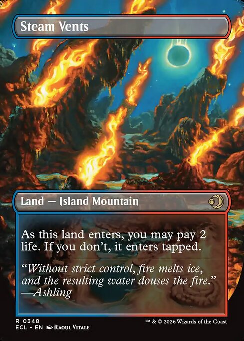Steam Vents (Borderless) (ECL-348) (Foil)