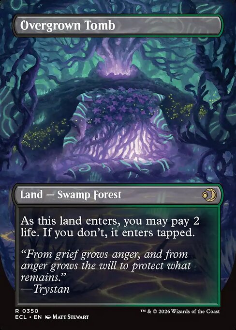 Overgrown Tomb (Borderless) (ECL-350) (Foil)