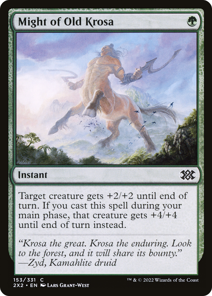 Might of Old Krosa (2X2-153) (Foil)