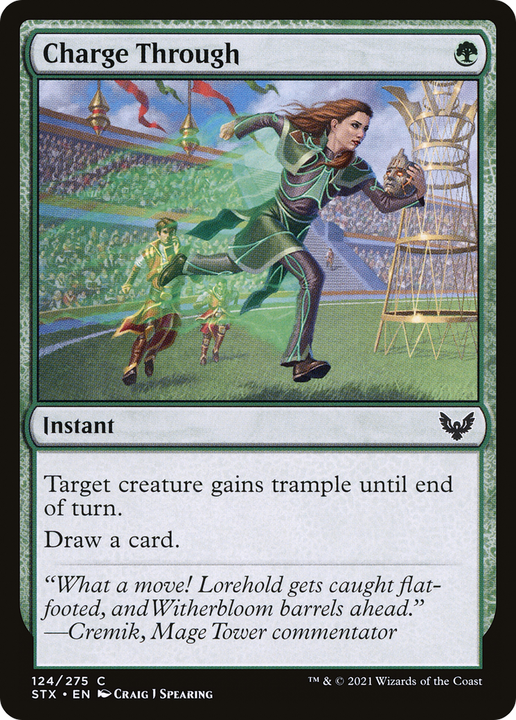 Charge Through (STX-124) (Foil)