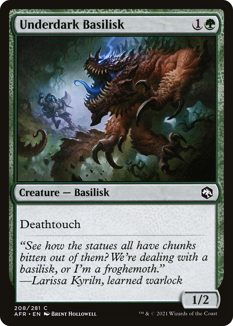 Underdark Basilisk (AFR-208) (Foil)