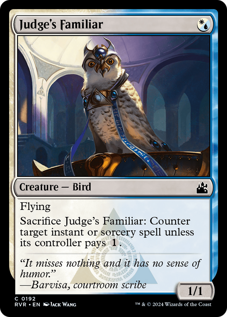 Judge's Familiar (RVR-192) (Foil)