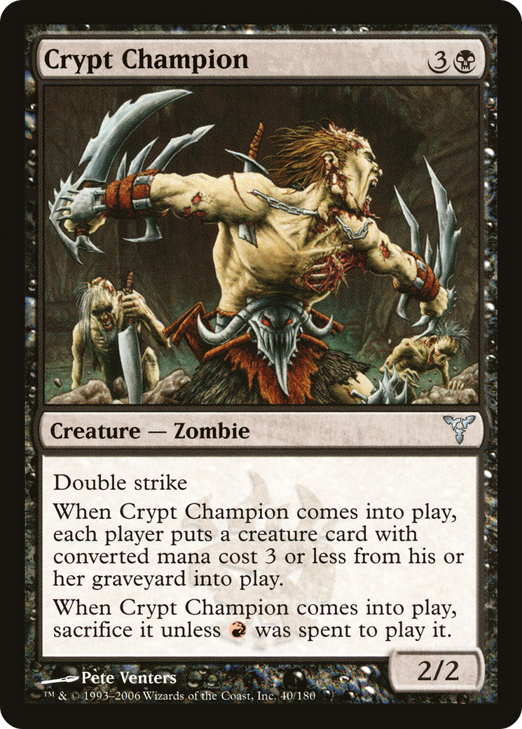 Crypt Champion (DIS-040) (Foil)