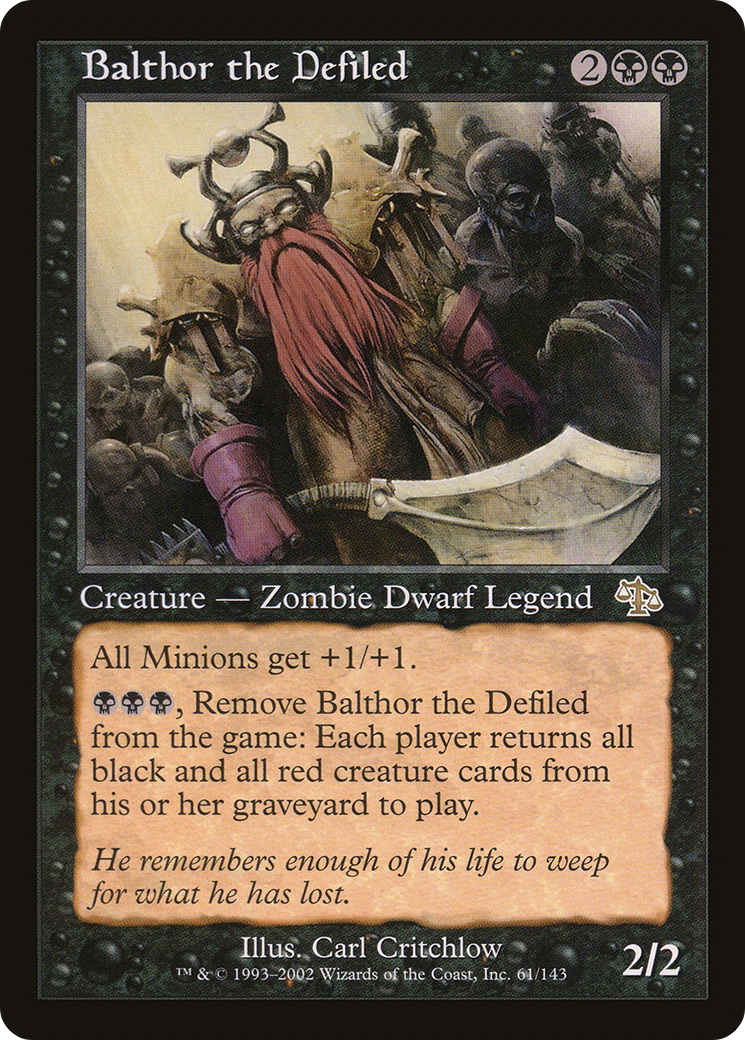 Balthor the Defiled (JUD-061) (Foil)
