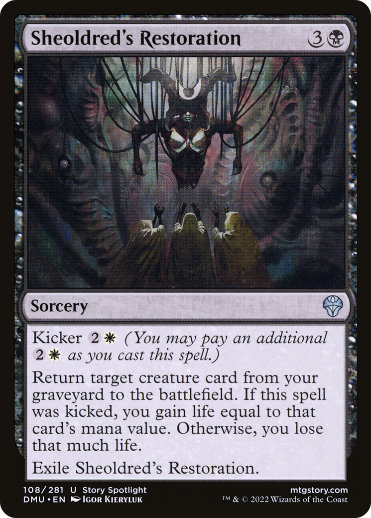 Sheoldred's Restoration (DMU-108) (Foil)
