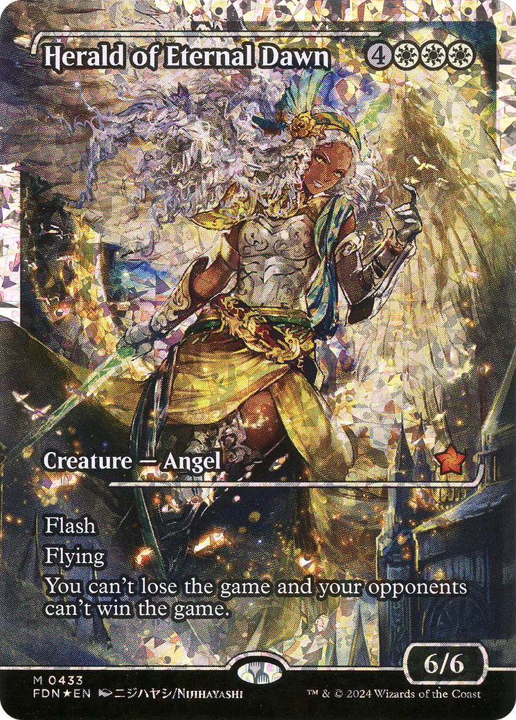 Herald of Eternal Dawn (FDN-433) (Showcase) (Foil)