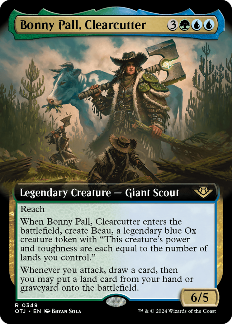 Bonny Pall, Clearcutter (OTJ-349) (Extended Art) (Foil)