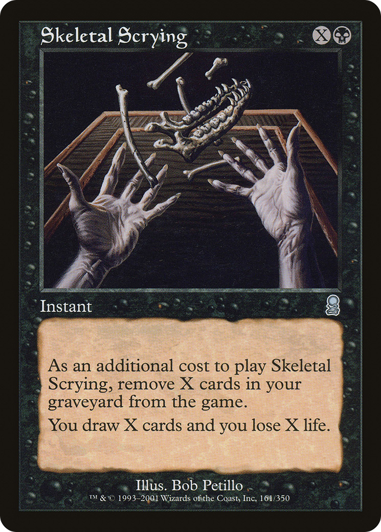 Skeletal Scrying (ODY-161) (Foil)