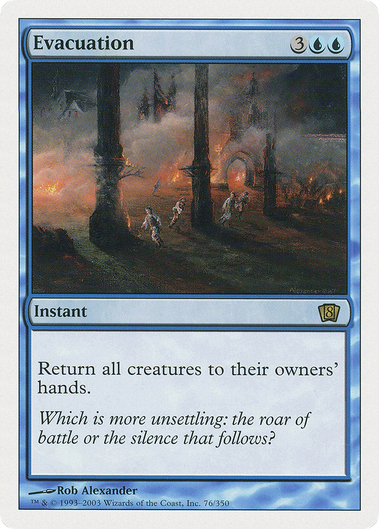 Evacuation (8ED-076) (Foil)