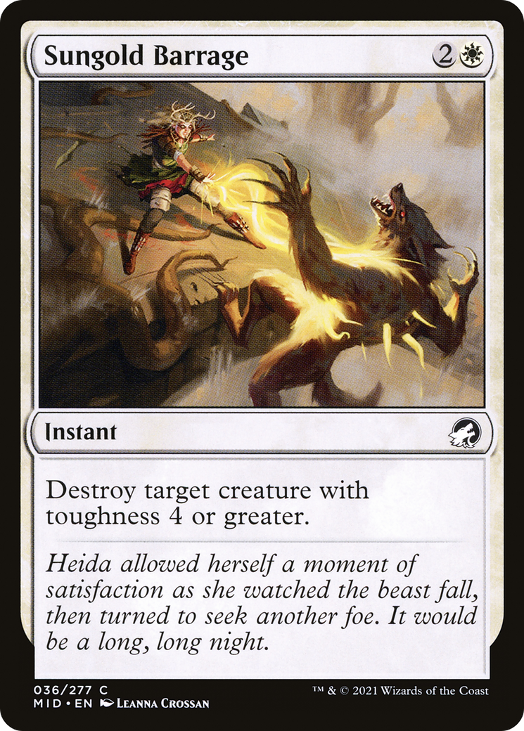 Sungold Barrage (MID-036) (Foil)